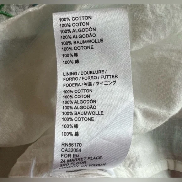 Anthropologie Seen Worn Kept Embroidered Tunic blouse US size 6 - Picture 6 of 6